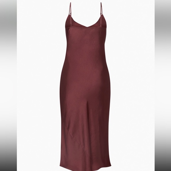 Wilfred Satin Slip Midi Dress - Picture 5 of 7